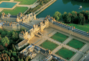 Imagen aérea de Fontainebleau