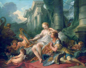 "Reinaldo y Armida", 1734, Louvre